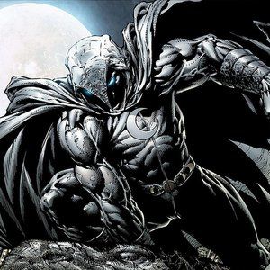 Moon Knight silk canvas Fabric Poster (36" x 24")
